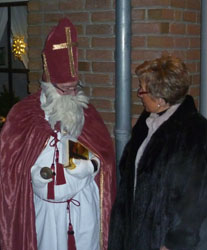 Der Nikolaus in Straberg zu Gast